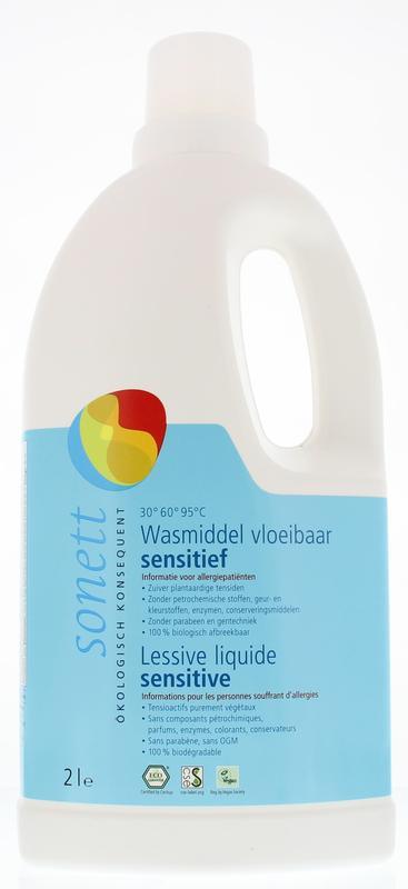 Sonett Wasmiddel vloeibaar sensitief 2 Liter