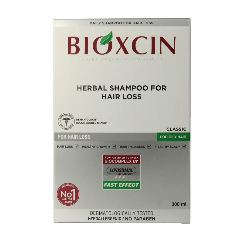 Bioxcin Shampoo vet haar 300 Milliliter