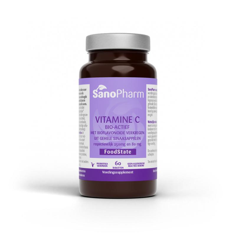 SanoPharm Vitamine C 250mg & bioflavonoiden 80mg 60 Tabletten