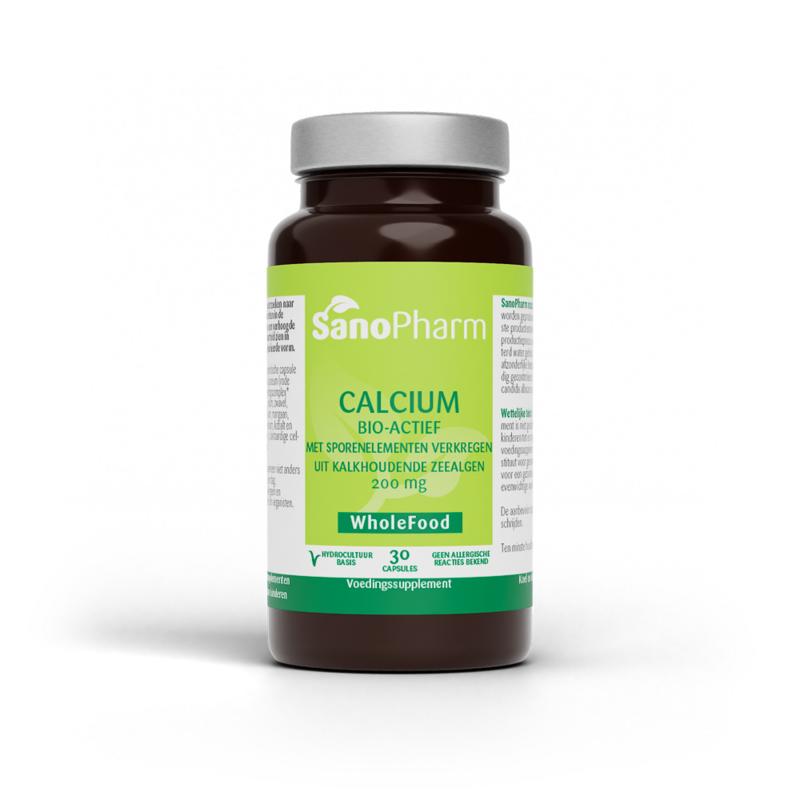 SanoPharm Calcium 200 mg wholefood 30 Capsules
