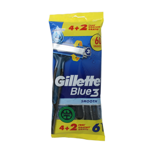 Gillette Blue 3 lamette usa e getta 6 Pezzi