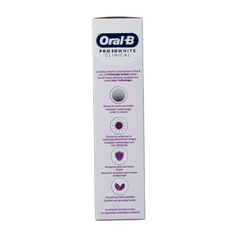 Oral B Tandpasta 3D white clinical radiant 75.00 Milliliter