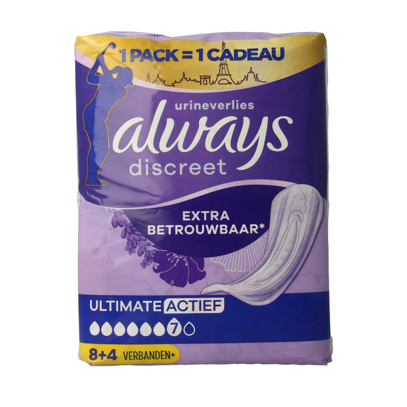 Always Discreet ultimate active 12 Stuks