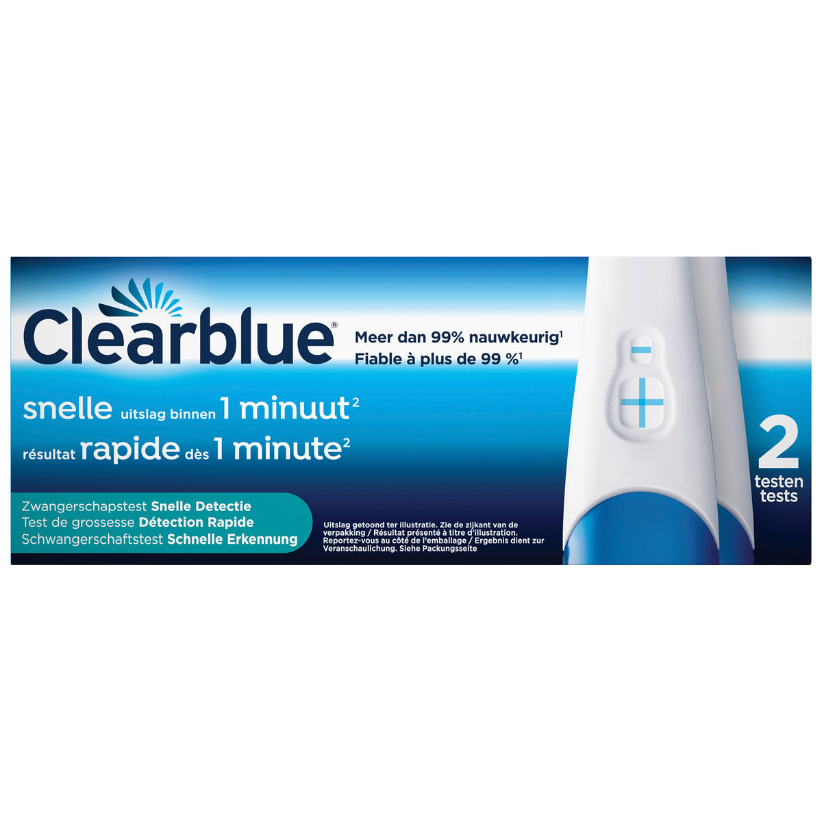 Clearblue Snelle detectie 2 Stuks