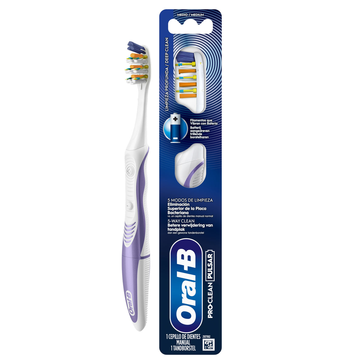 Oral B MTB Pulsar clean 1CT 1 Stuks