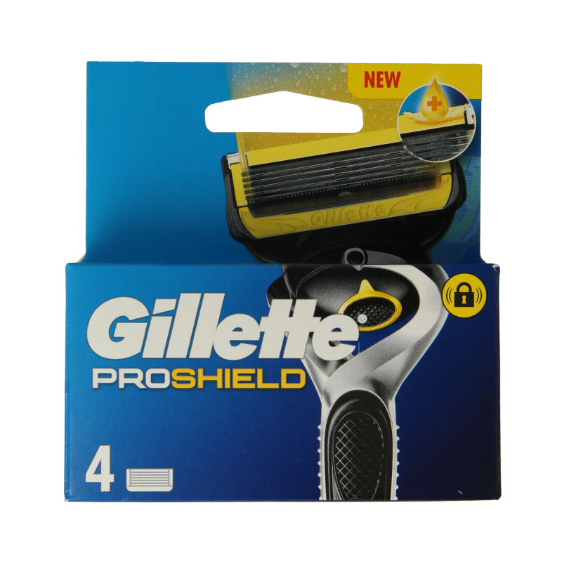 Gillette Proshield yellow blades 4 Stuks