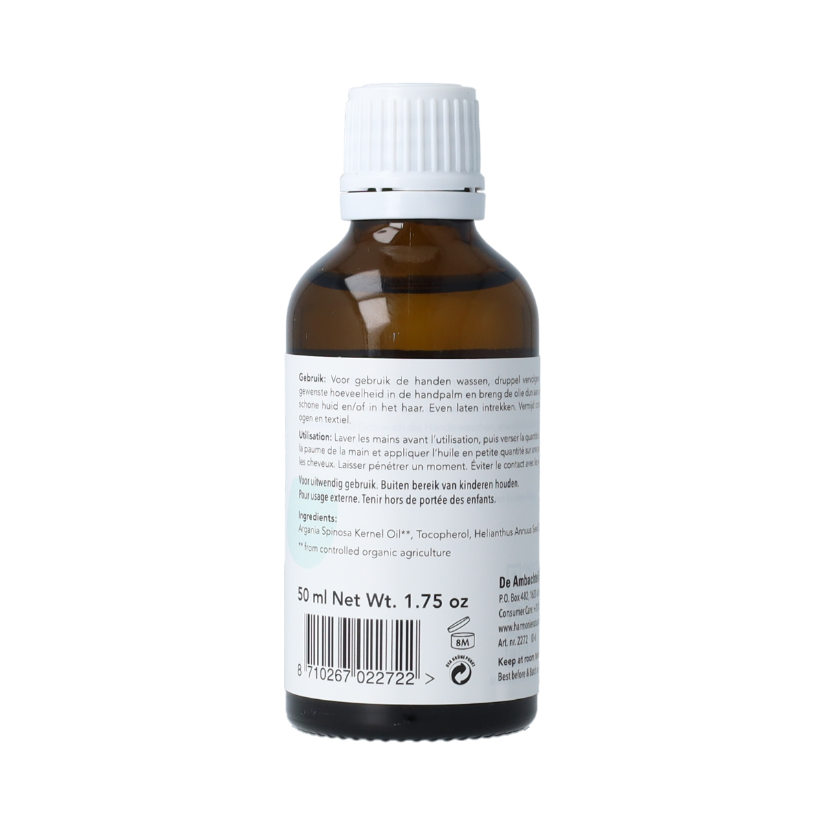 Harmonie Argan olie 50.00 Milliliter