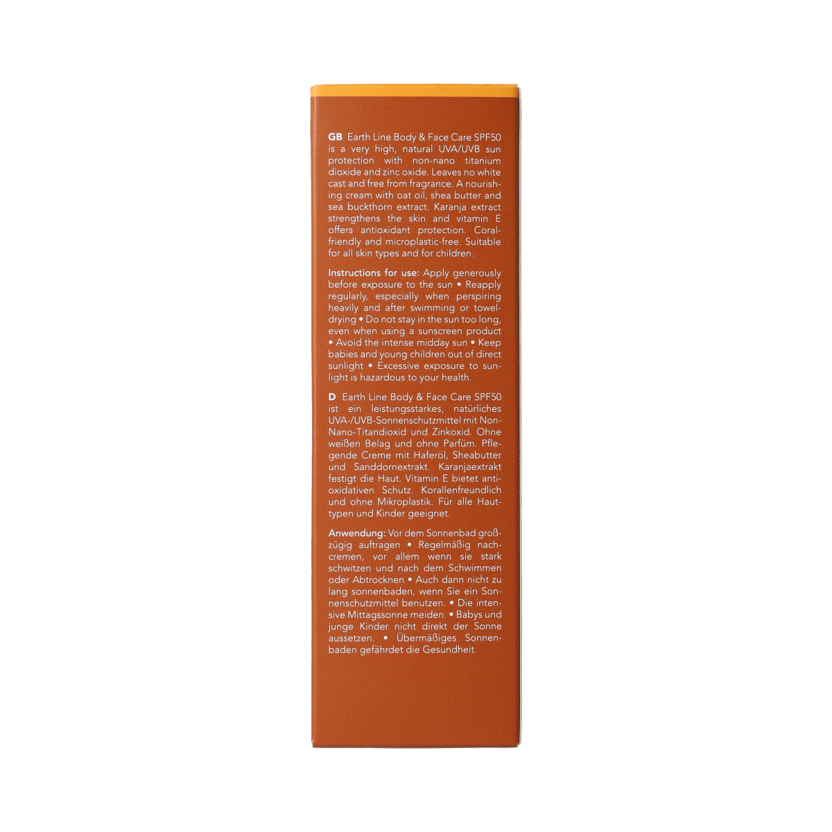 Earth Line Sun Body & Face Care SPF50 BIO 100.00 Milliliter