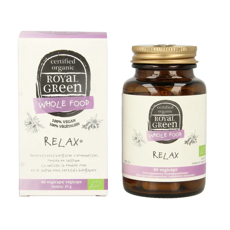 Royal Green Relax bio 60 Vegetarische capsules