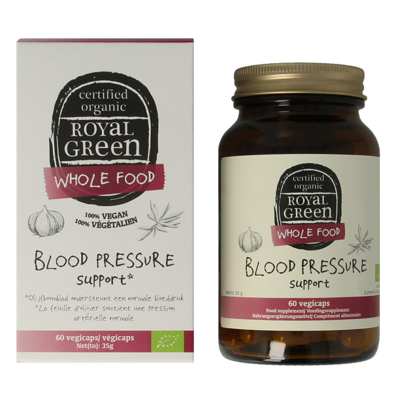 Royal Green Blood pressure support bio 60 Vegetarische capsules