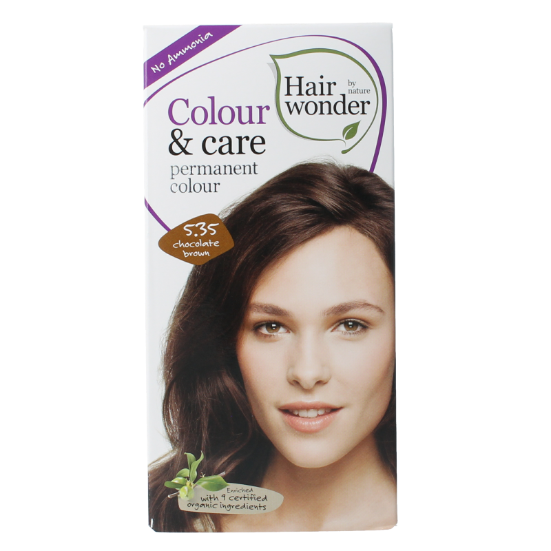 Hairwonder Long lasting colour 5.35 chocolate brown 100 Milliliter