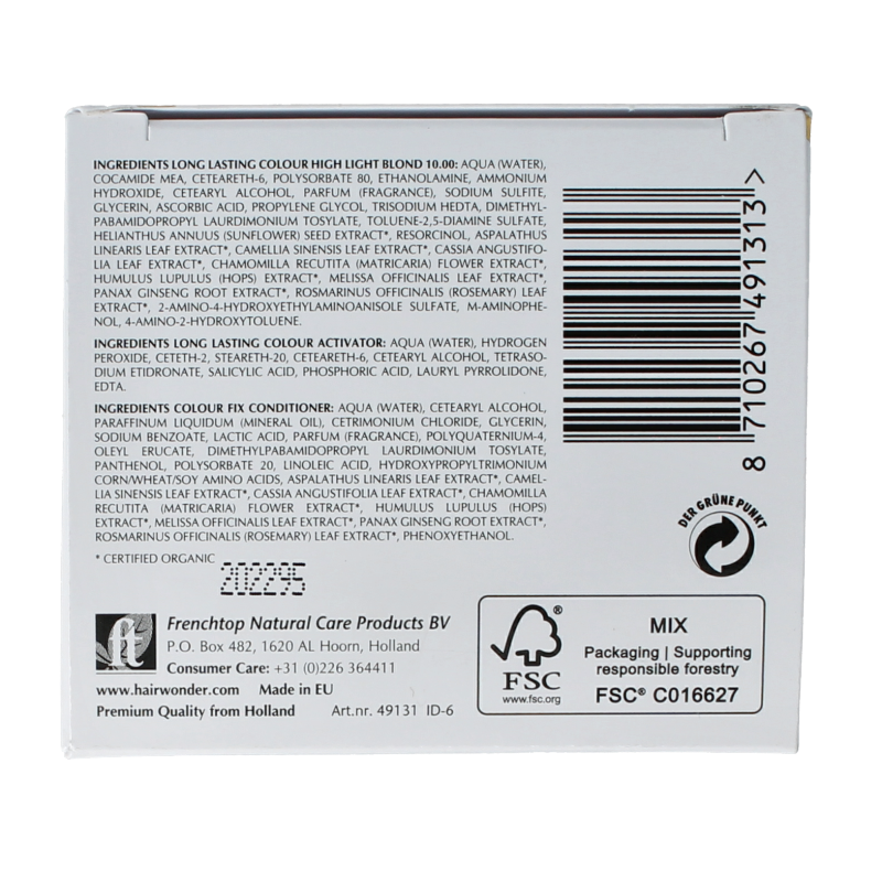 Henna Plus Long lasting colour 10.00 highlight blond 100 Milliliter