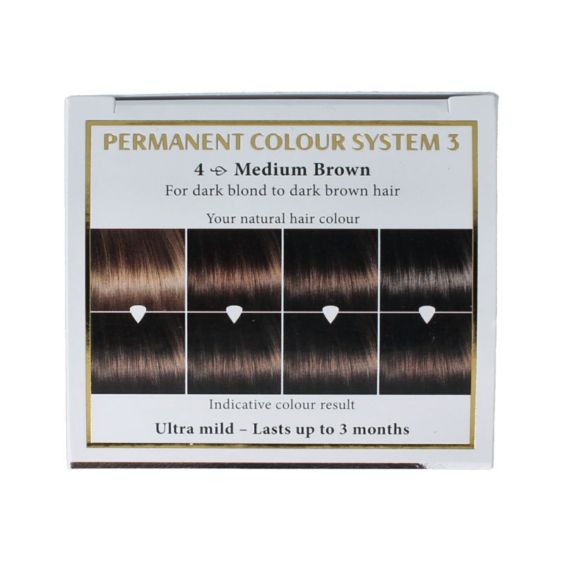 Henna Plus Long lasting colour 4 medium brown 100 Milliliter