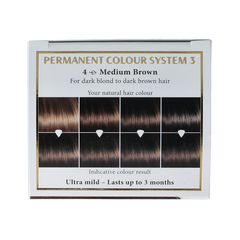 Henna Plus Long lasting colour 4 medium brown 100 Milliliter