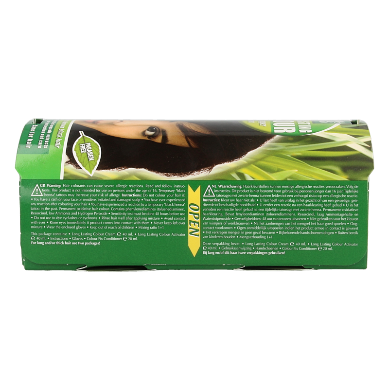 Henna Plus Long lasting colour 3.44 dark copper brown 100 Milliliter