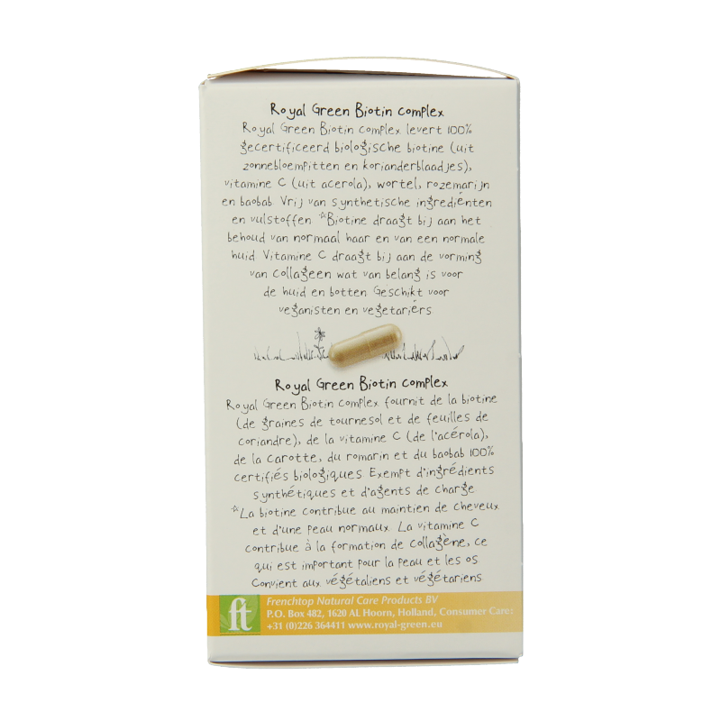 Royal Green Biotine complex bio 60 Vegetarische capsules