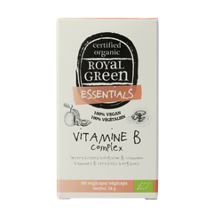 Royal Green Vitamine B complex bio 60.00 Vegetarische capsules