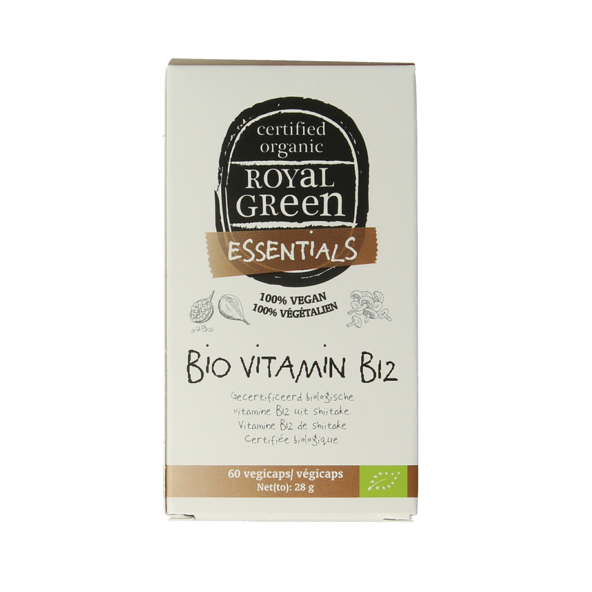 Royal Green Vitamine B12 - 25mcg bio 60.00 Vegetarische capsules