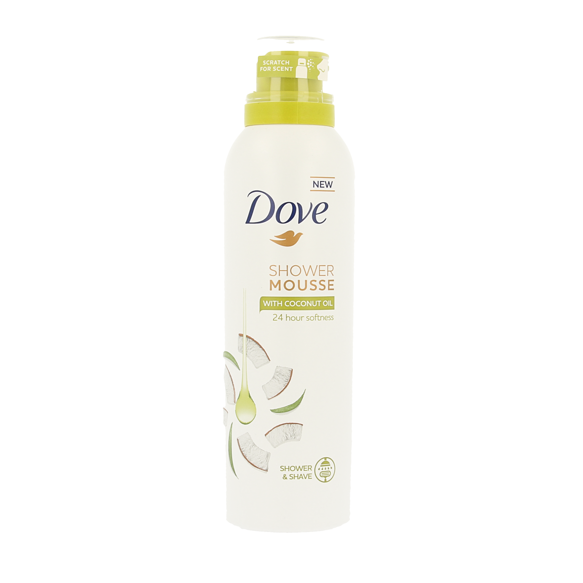 Dove Shower mousse coconut oil 200.00 Milliliter