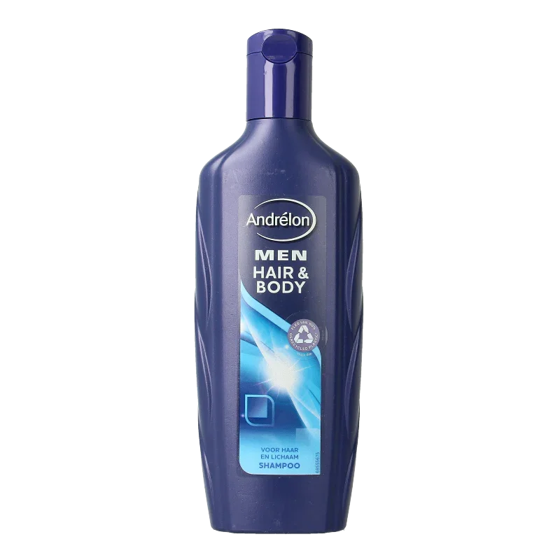 Andrelon Shampoo men hair & body 300 Milliliter
