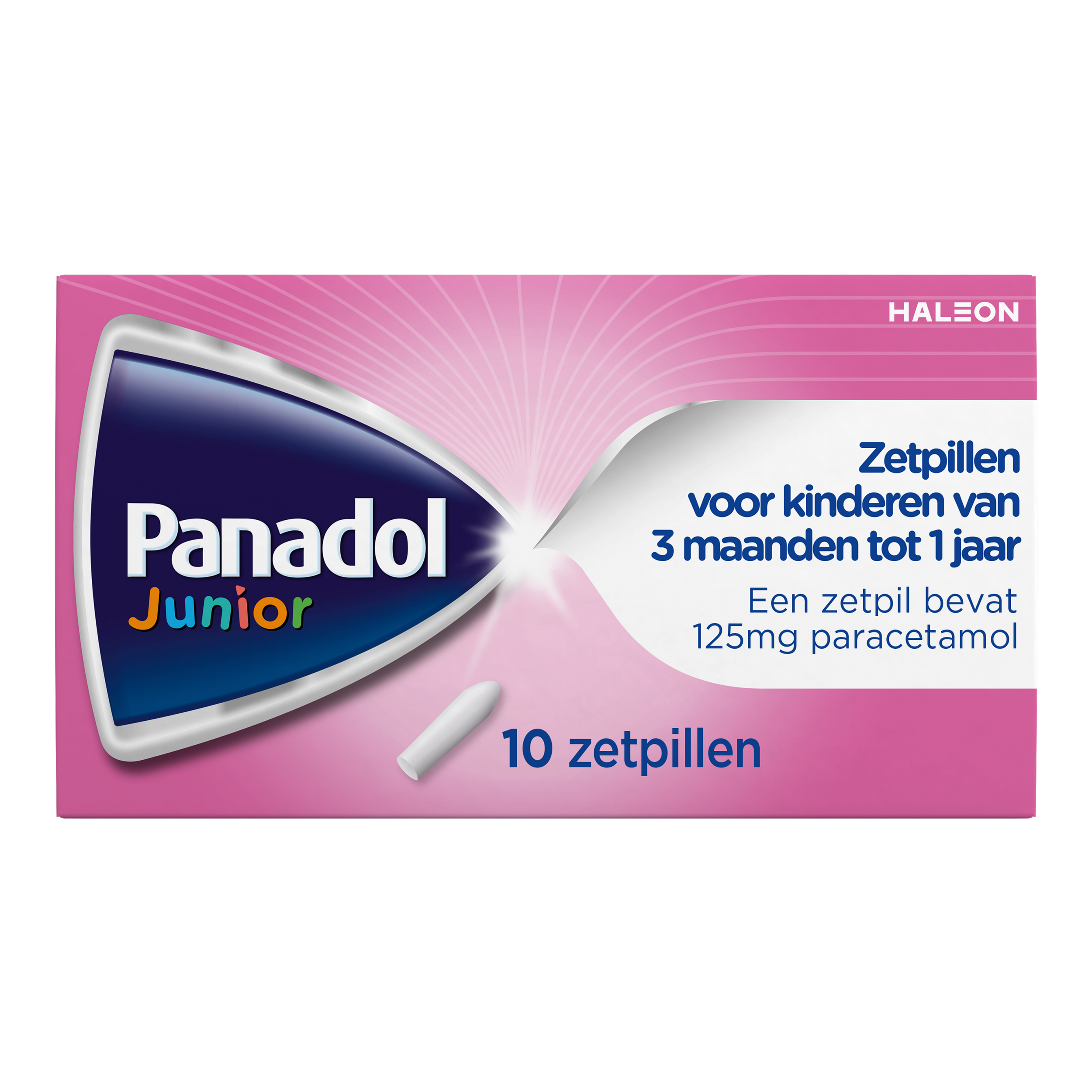Panadol Junior 125mg 10.00 Zetpillen