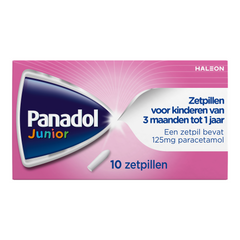 Panadol Junior 125mg 10.00 Zetpillen