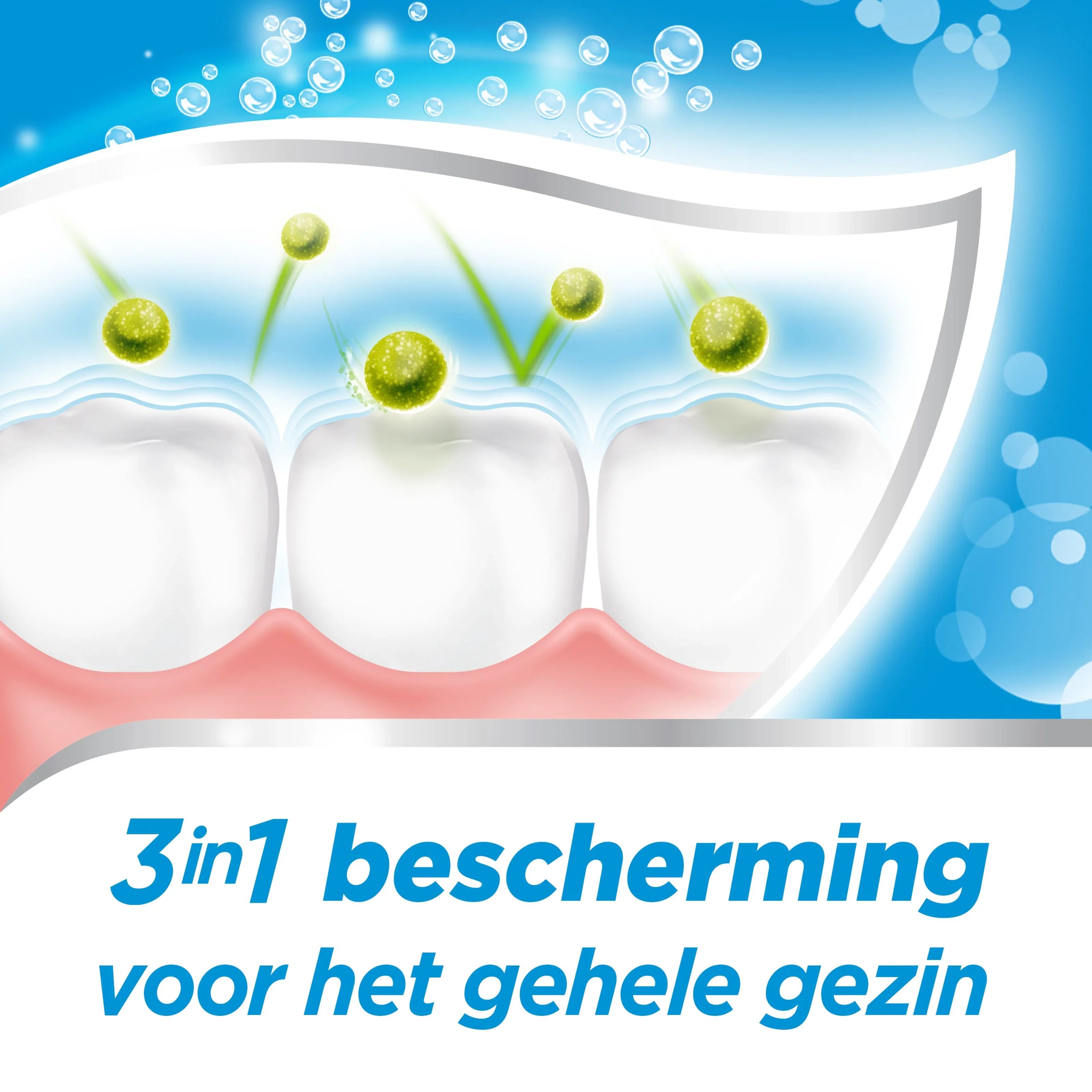 Aquafresh Tandpasta 3-voudige bescherming freshmint 75 Milliliter