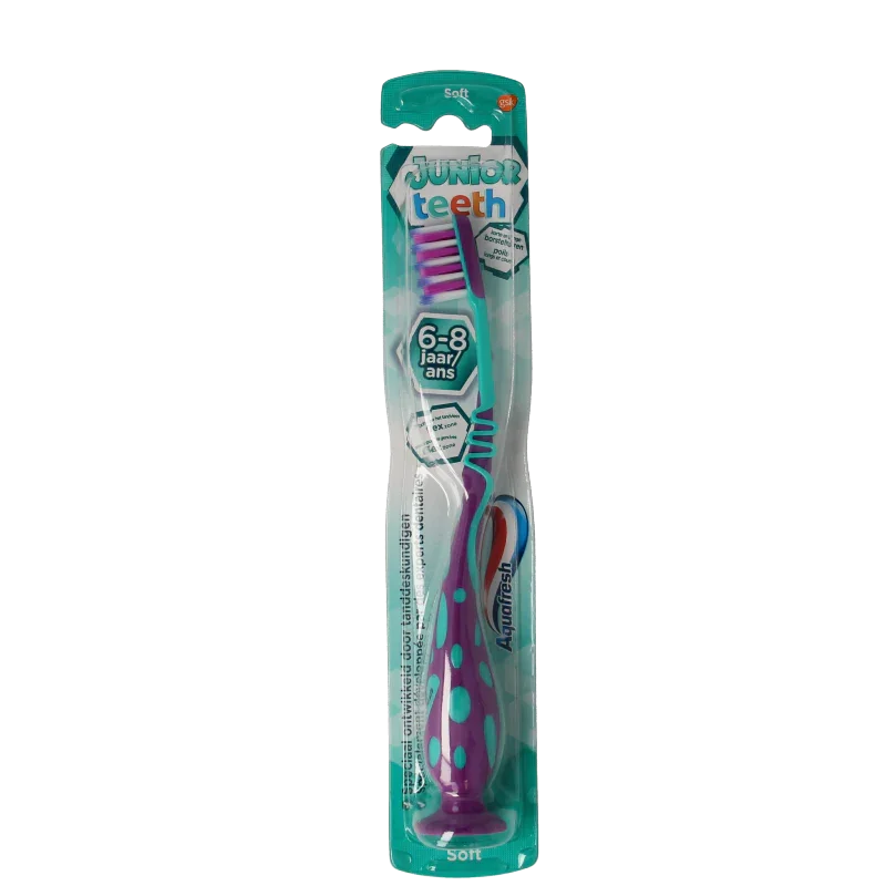 Aquafresh Tandenborstel kids junior teeth 6+ jaar 1 Stuks