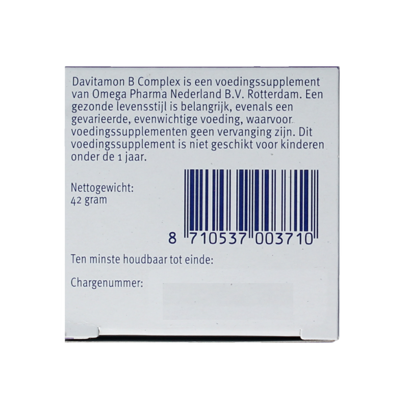 Davitamon Vitamine B complex forte 100 Dragees