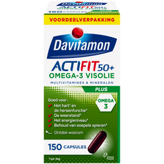 Davitamon Actifit 50+ omega 3 150.00 Capsules