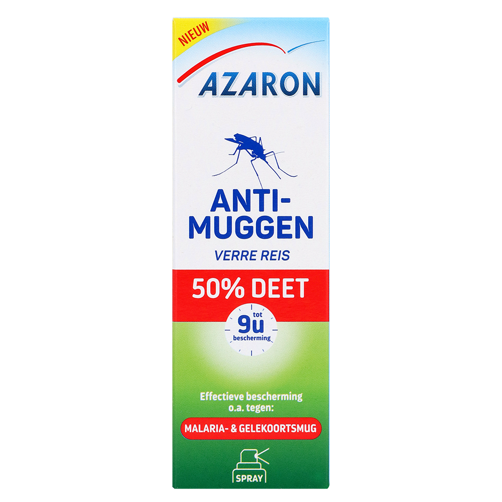 Azaron Anti muggen 50% deet spray 50 Milliliter