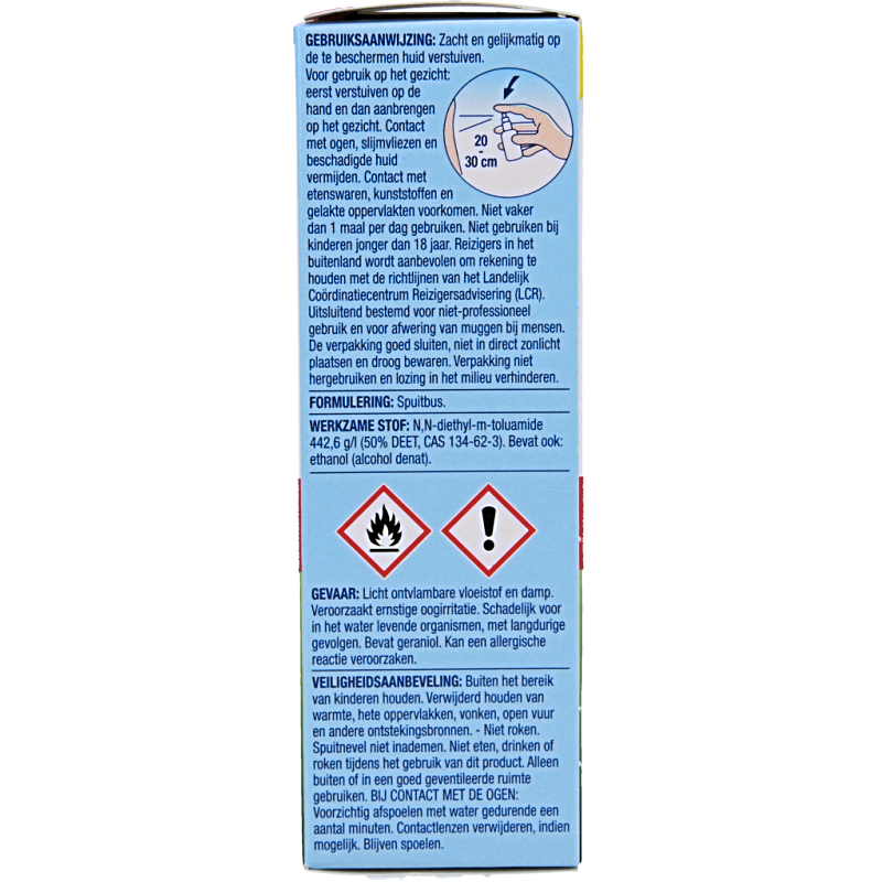 Azaron Anti muggen 50% deet spray 50 Milliliter