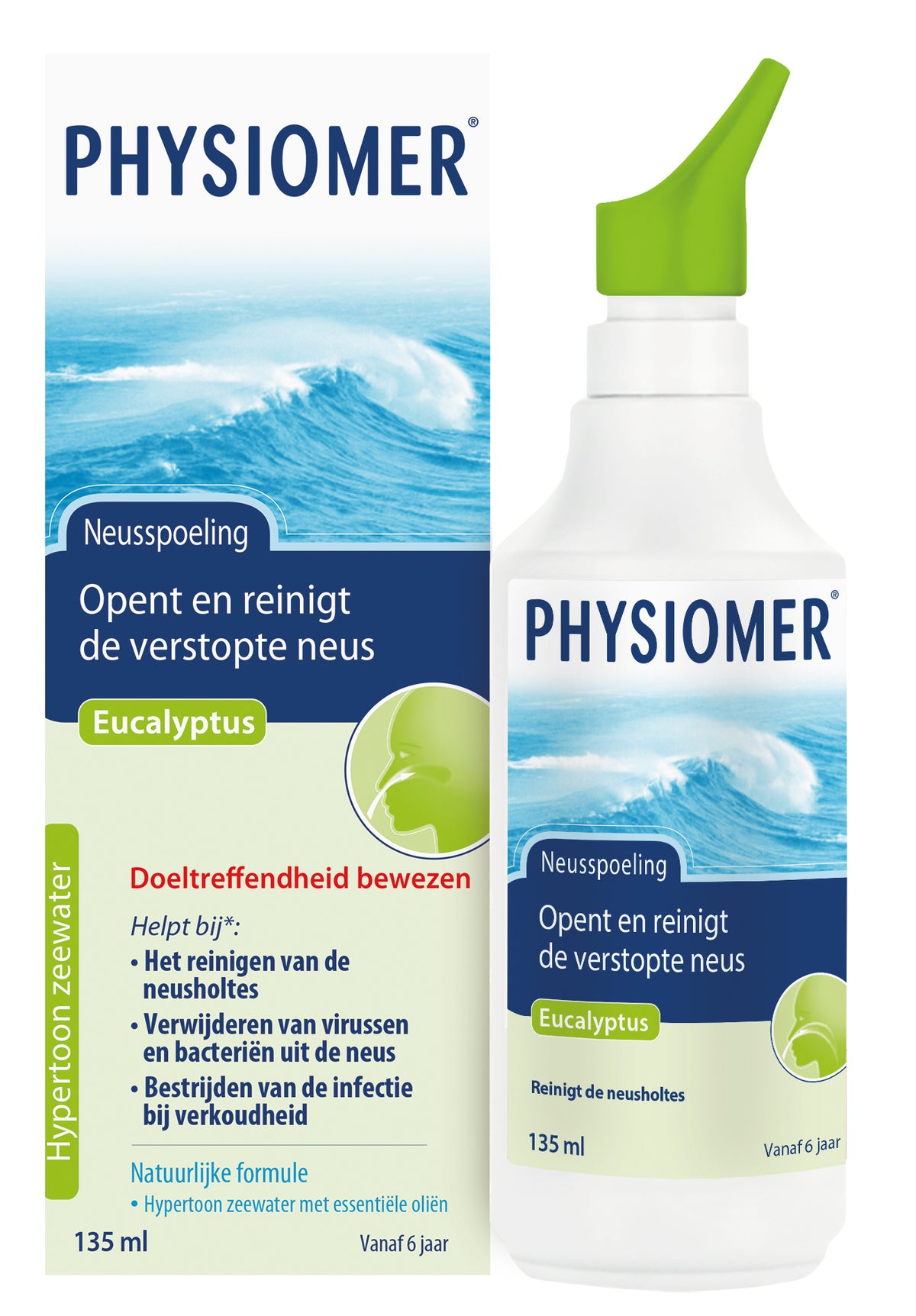 Physiomer Neusspoeling Eucalyptus 135 Milliliter