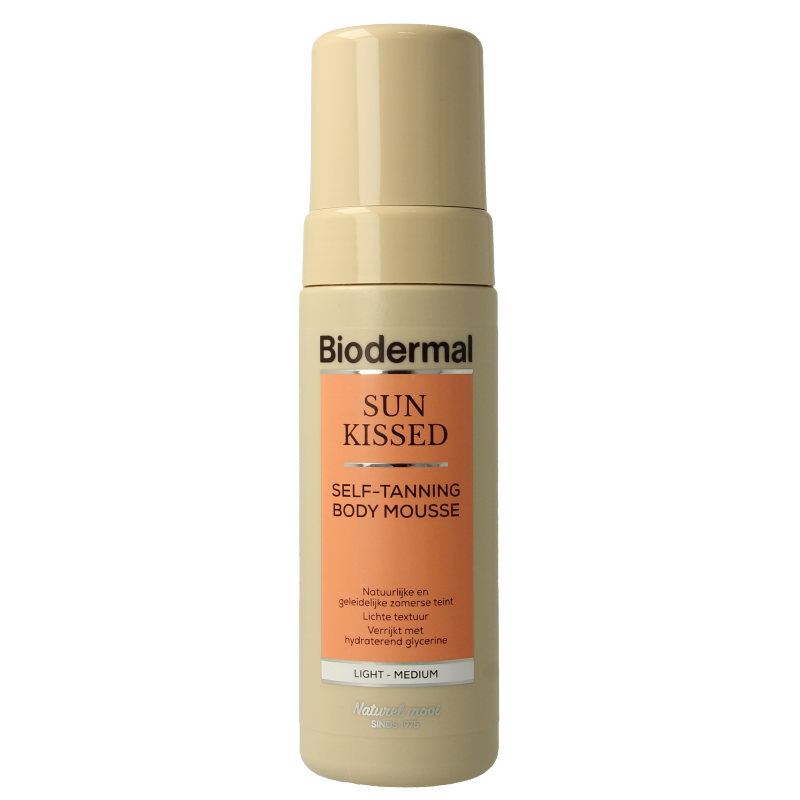 Biodermal Sunkissed self tanning body mousse 200 Milliliter