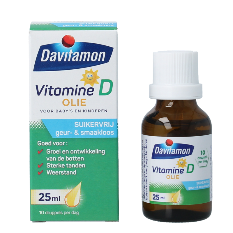 Davitamon Vitamine D olie 25 Milliliter