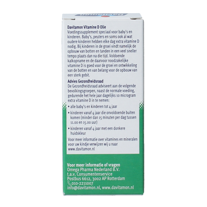 Davitamon Vitamine D olie 25 Milliliter