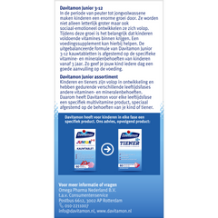 Davitamon Junior 3+ framboos 60.00 Kauwtabletten