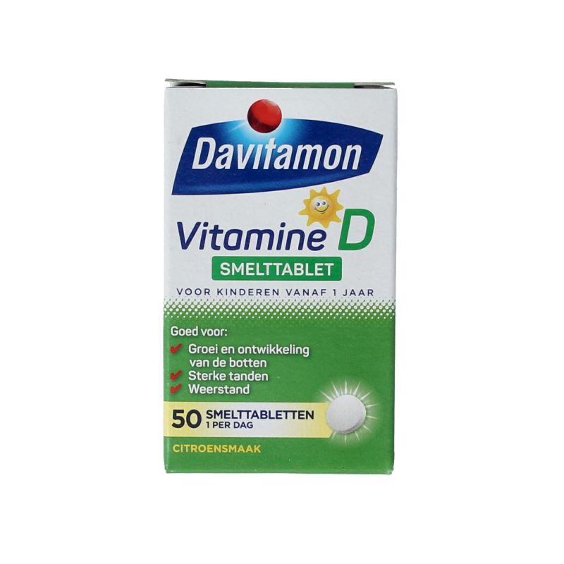 Davitamon Vitamine D kind smelttablet 50 Tabletten