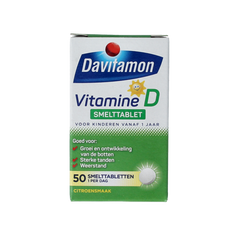 Davitamon Vitamine D kind smelttablet 50.00 Tabletten