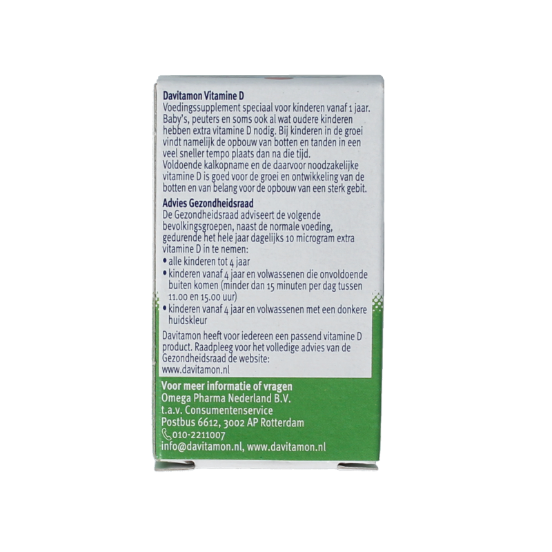 Davitamon Vitamine D kind smelttablet 50 Tabletten