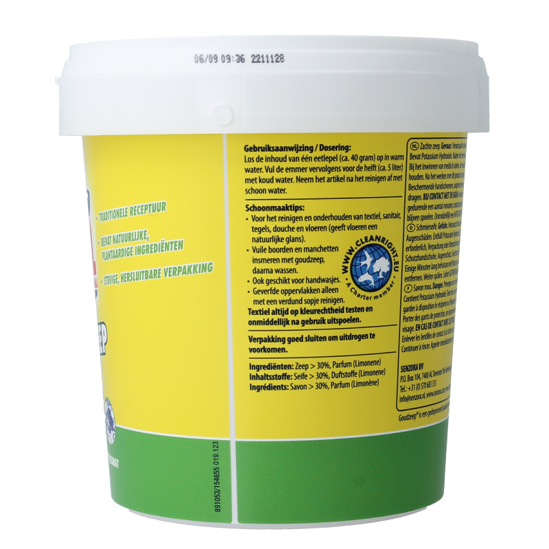 Tricel Goudzeep kuipje groen bio 750 Gram