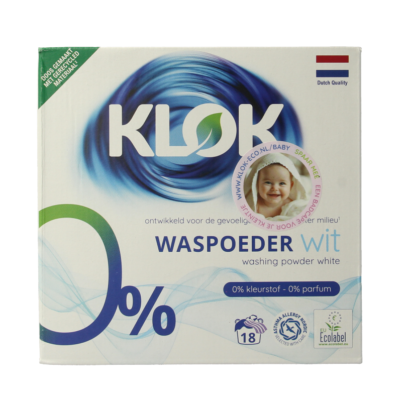 Klok Waspoeder wit 1170 Gram