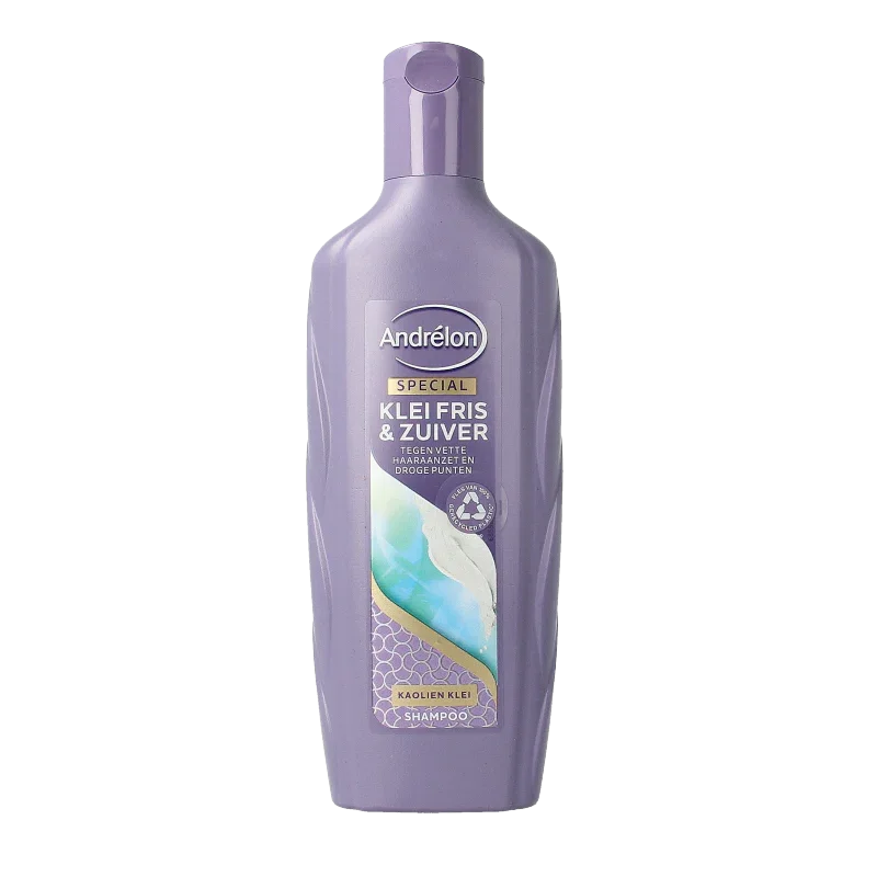 Andrelon Shampoo klei fris & zuiver 300 Milliliter