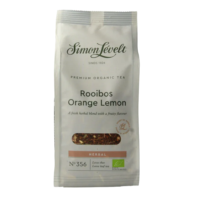Simon Levelt Rooibos orange lemon bio 110 Gram