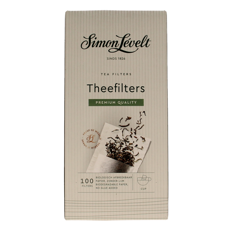 Simon Levelt Theefilter 1 kop papier 100 Stuks