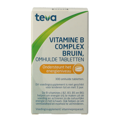 Teva Vitamine B complex bruin los 300 Tabletten