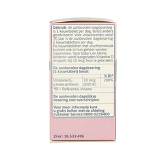 Teva Vitamine D 10 mcg 400IE 300 Tabletten