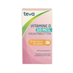 Teva Vitamine D 10 mcg 400IE 300.00 Tabletten