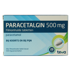 Teva Paracetalgin 500mg 20 Stuks
