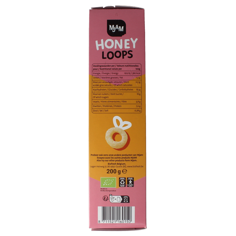 Mjam Honey loops bio 200 Gram